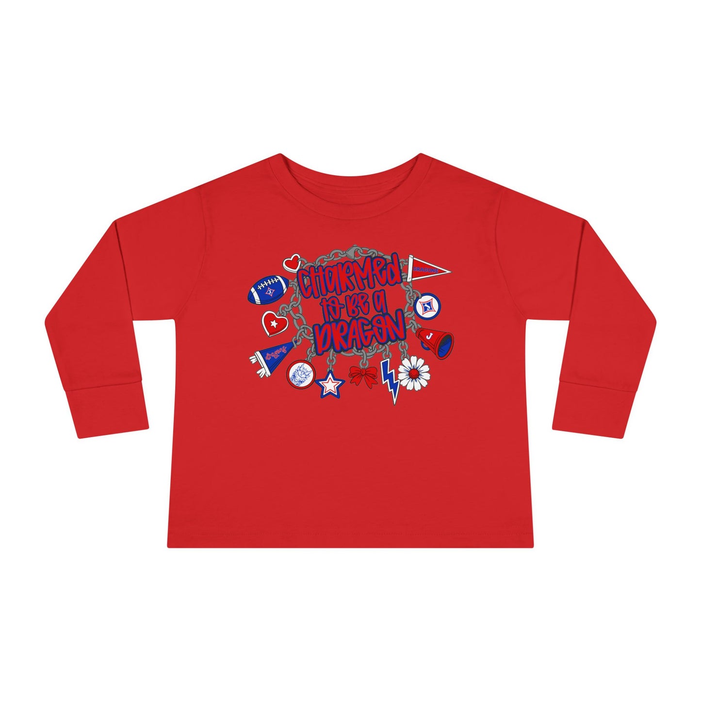 Charmed To Be A Dragon Toddler Long Sleeve Tee