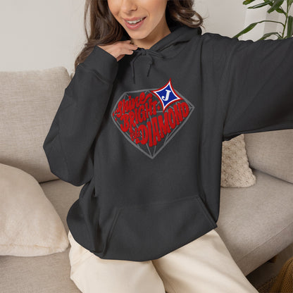 Shine Bright Like A Diamond Unisex Hoodie (Gildan)