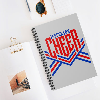 Jefferson Cheer Spiral Notebook Ruled Journal