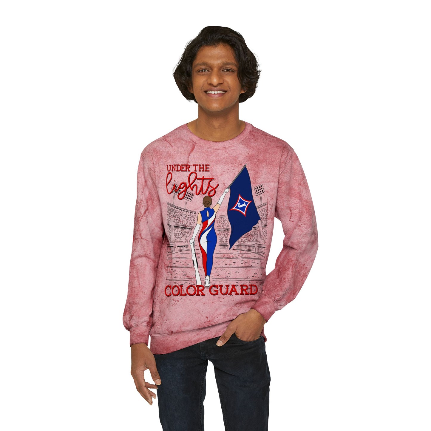 Under The Lights Color Guard Tie Dye Sweatshirt