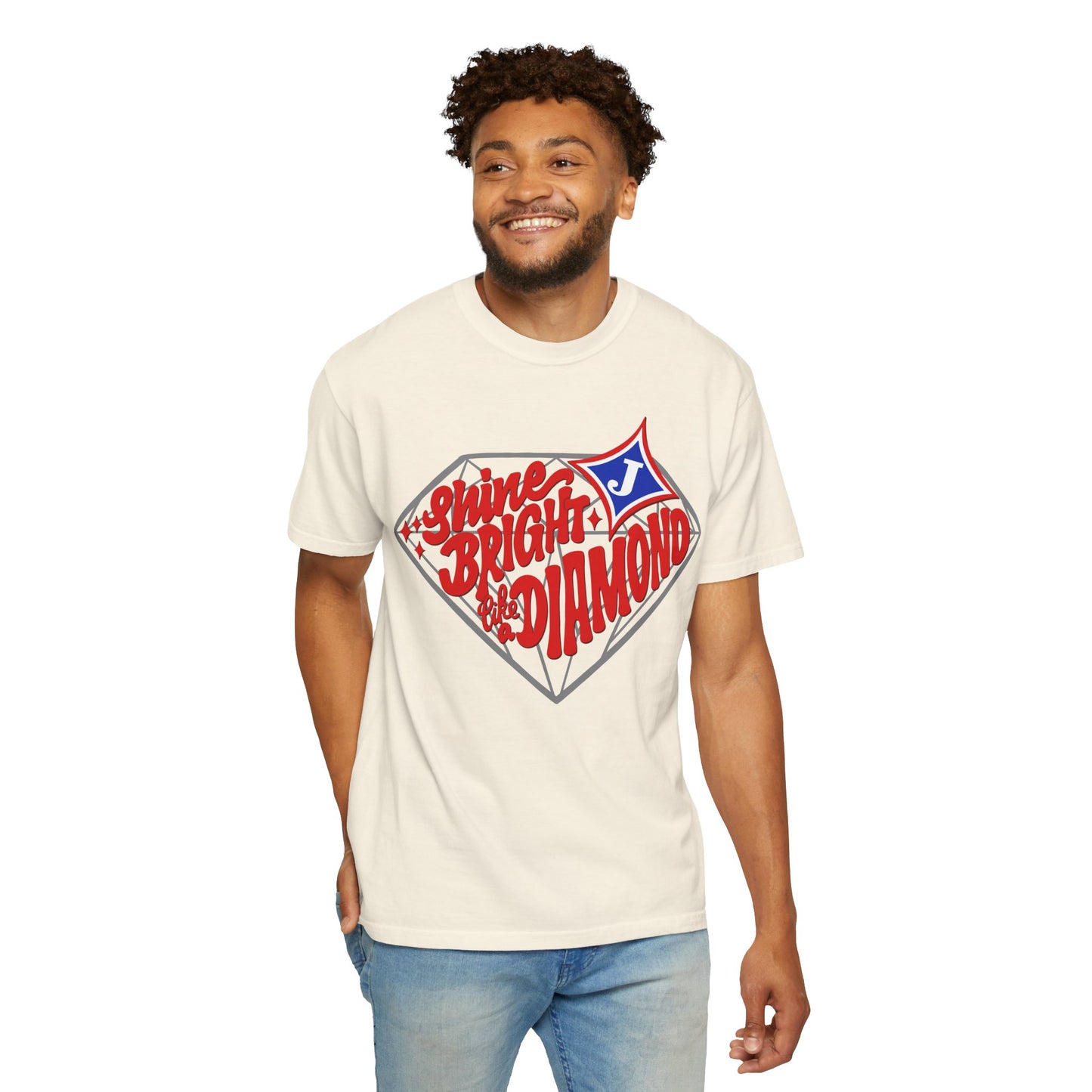 Shine Bright Like A Diamond Short Sleeve Tee (Comfort Colors)