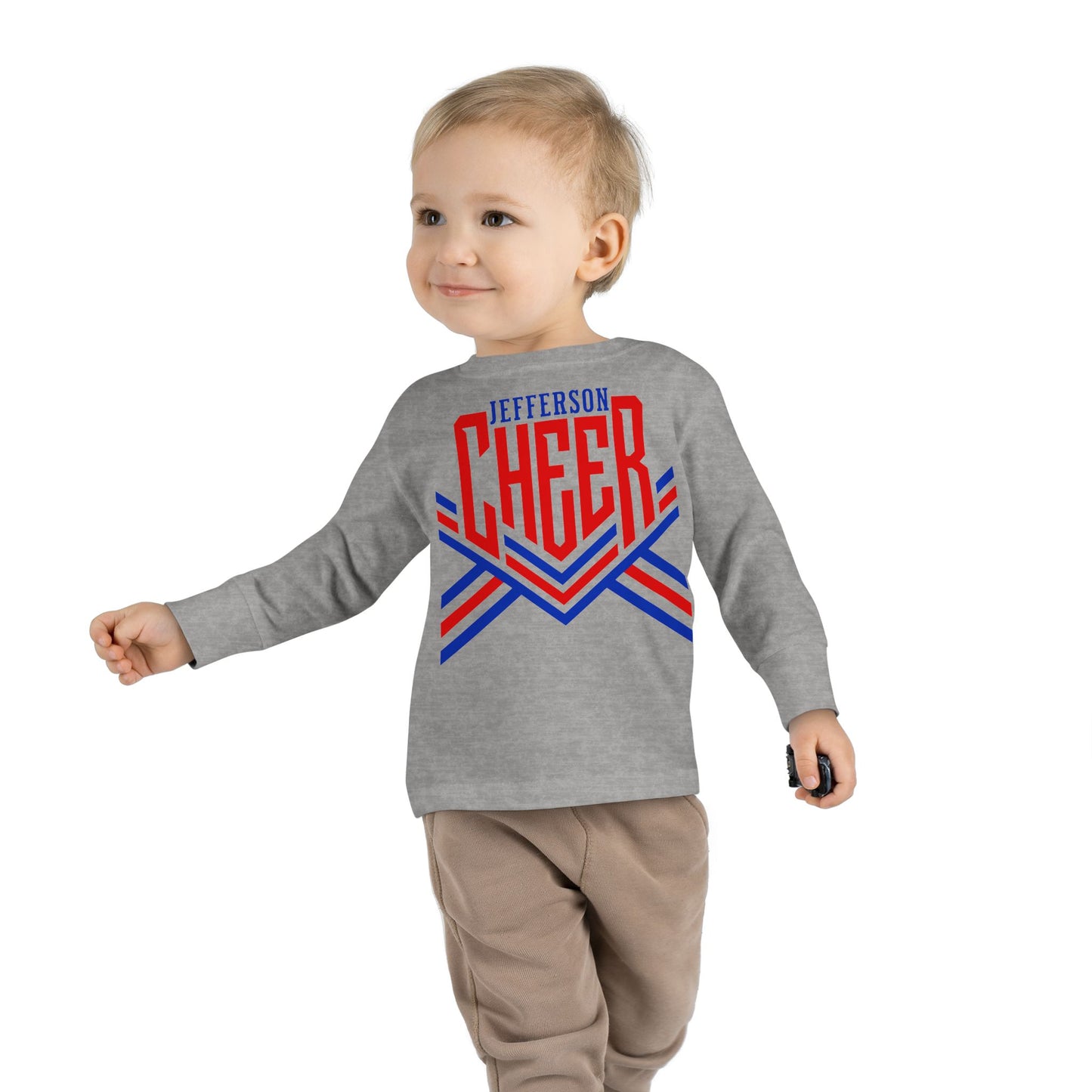 Jefferson Cheer Toddler Long Sleeve Tee