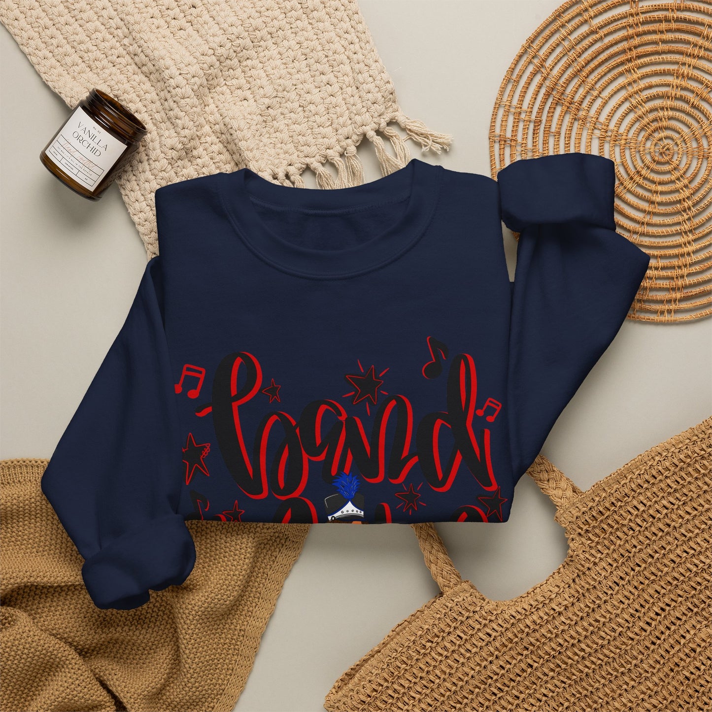 Band Mom Red Girl Sweatshirt (Gildan)