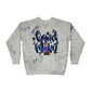 Band Mom Blue Girl Tie Dye Sweatshirt