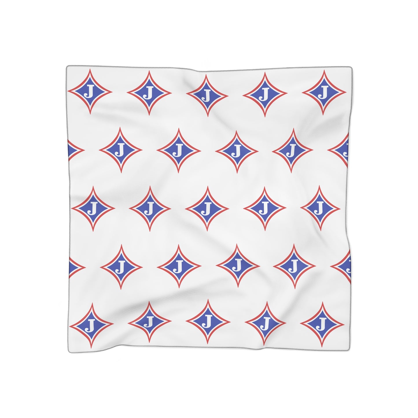 Jefferson J Diamond Poly Scarf