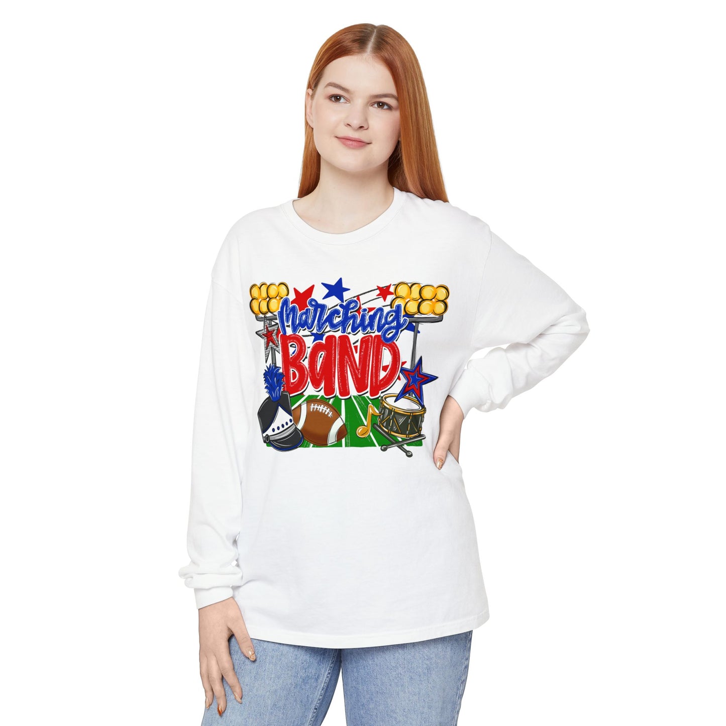 Marching Band Long Sleeve Tee (Comfort Colors)