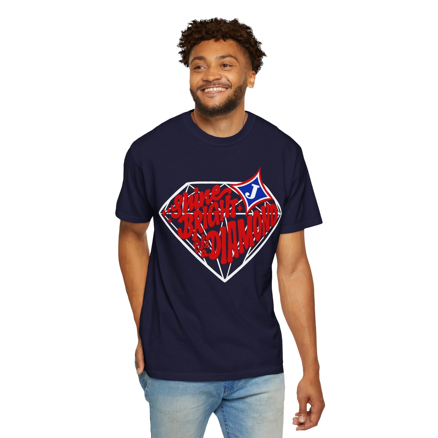 Shine Bright Like A Diamond Short Sleeve Tee (Comfort Colors)