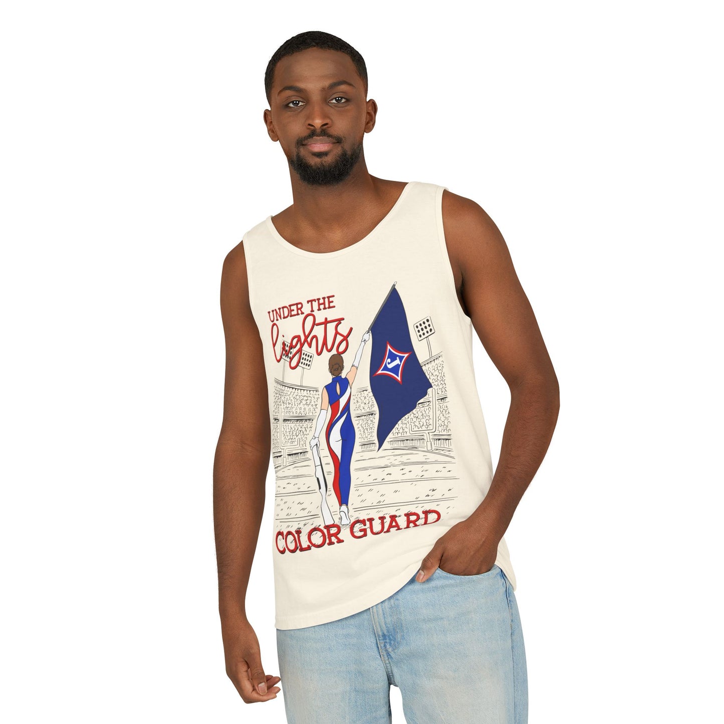 Under The Lights Color Guard UnisexTank Top (Comfort Colors)