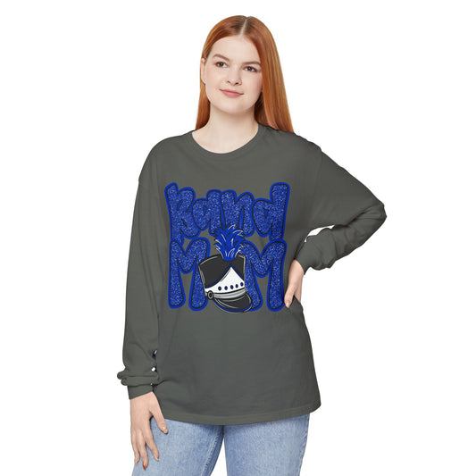 Band Mom Hat Long Sleeve Tee (Comfort Colors)