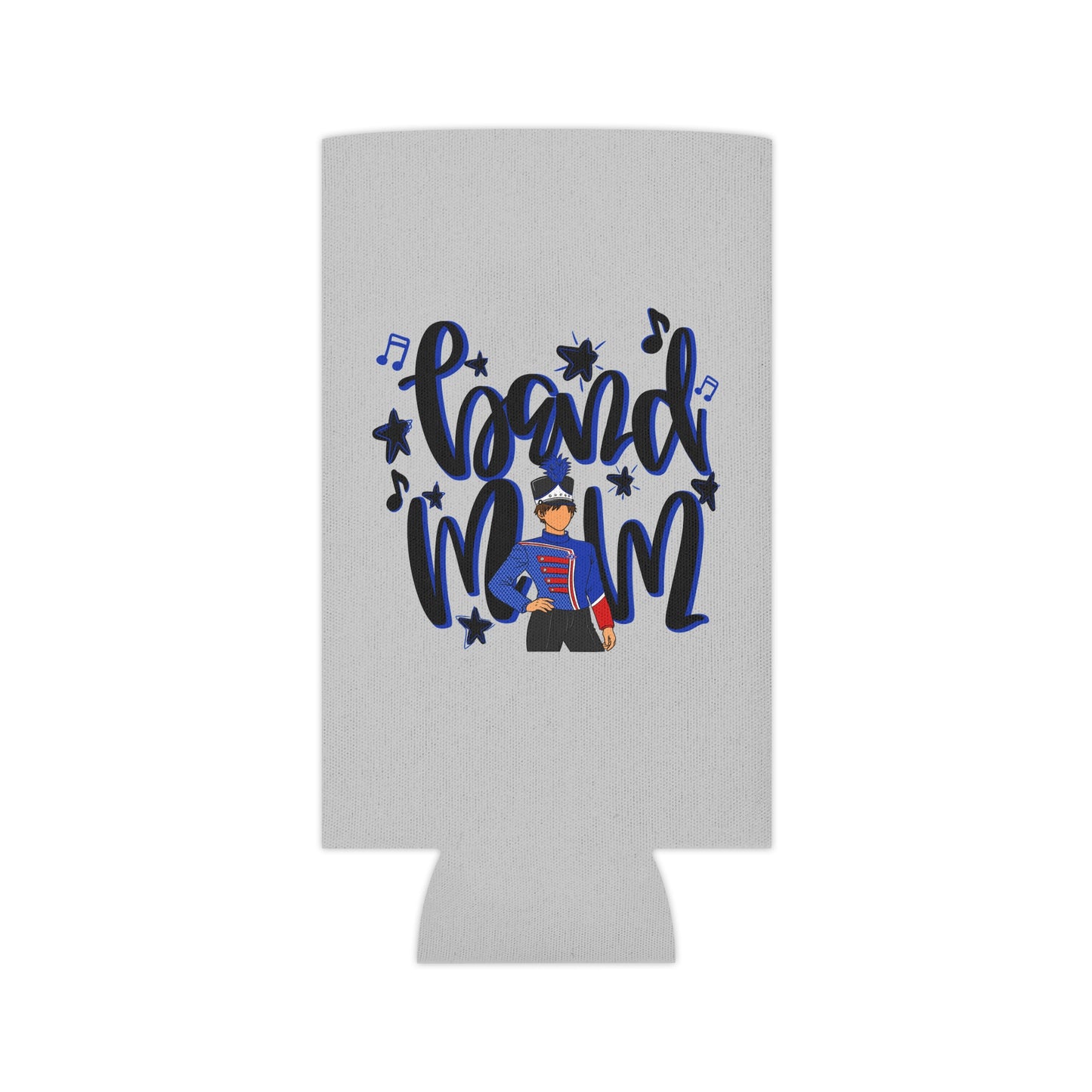 Band Mom Blue Boy Can Cooler
