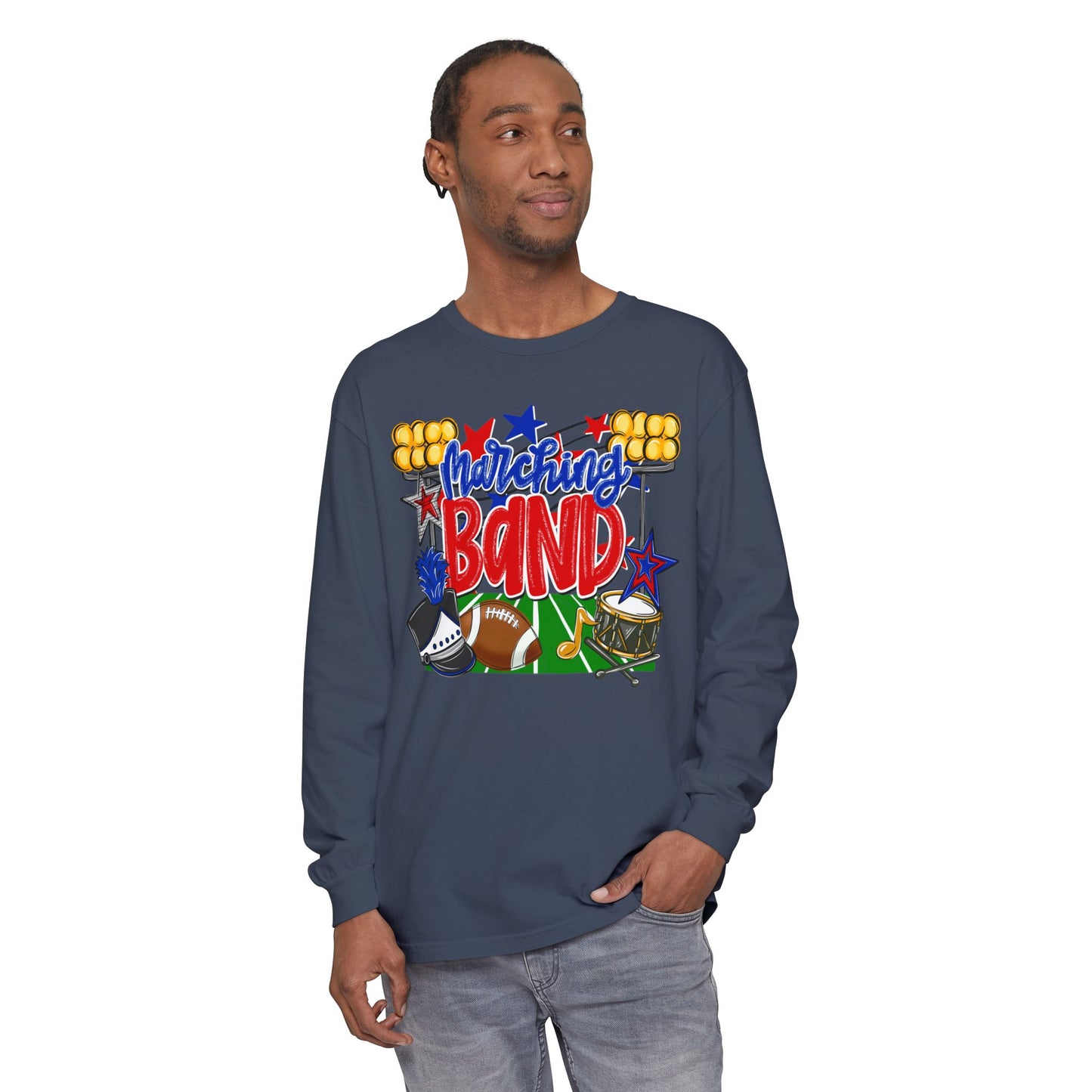 Marching Band Long Sleeve Tee (Comfort Colors)