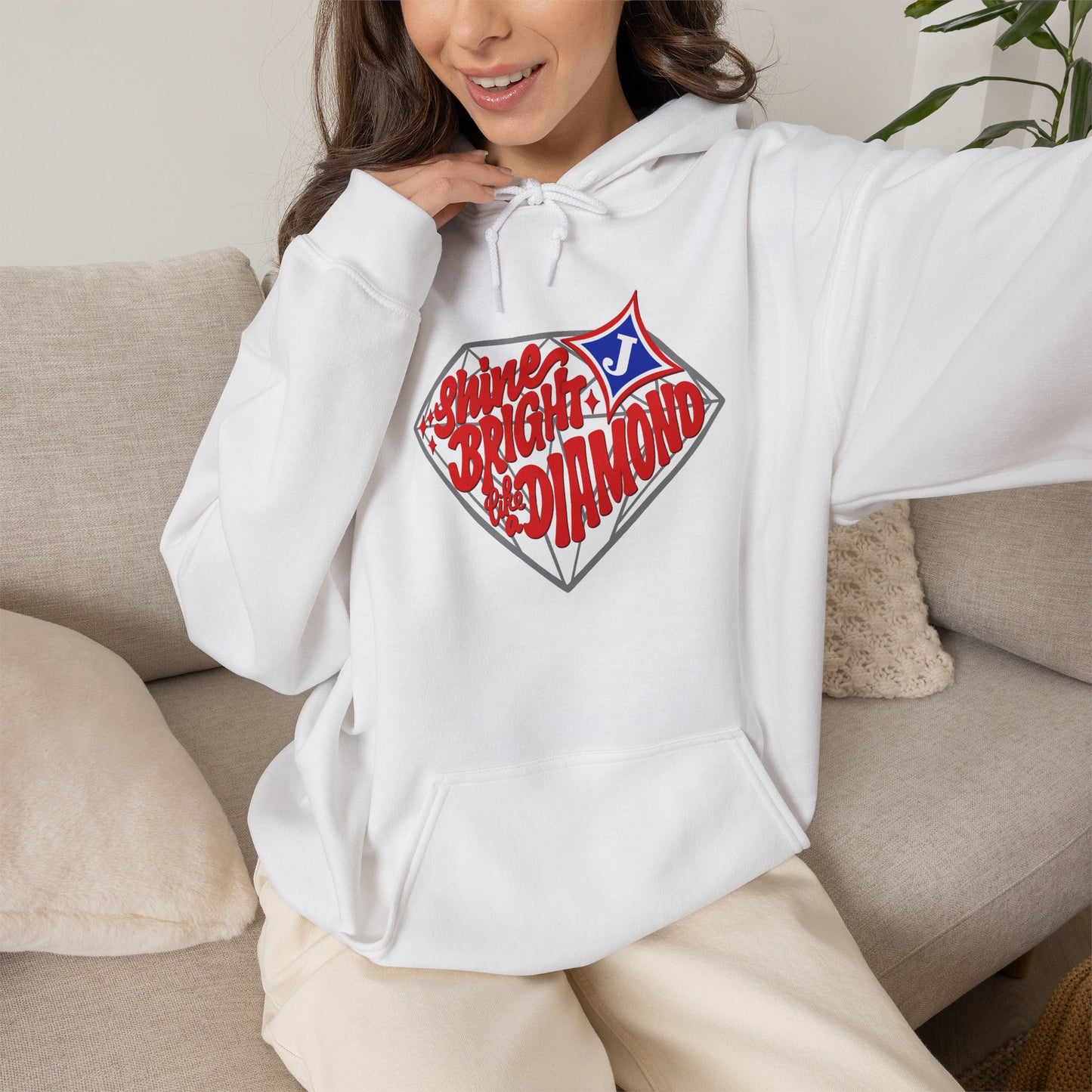 Shine Bright Like A Diamond Unisex Hoodie (Gildan)
