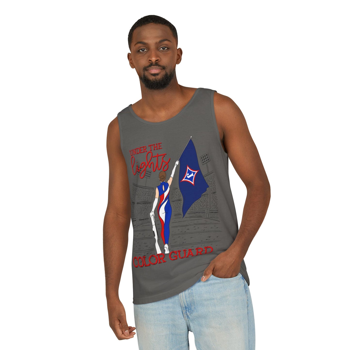 Under The Lights Color Guard UnisexTank Top (Comfort Colors)