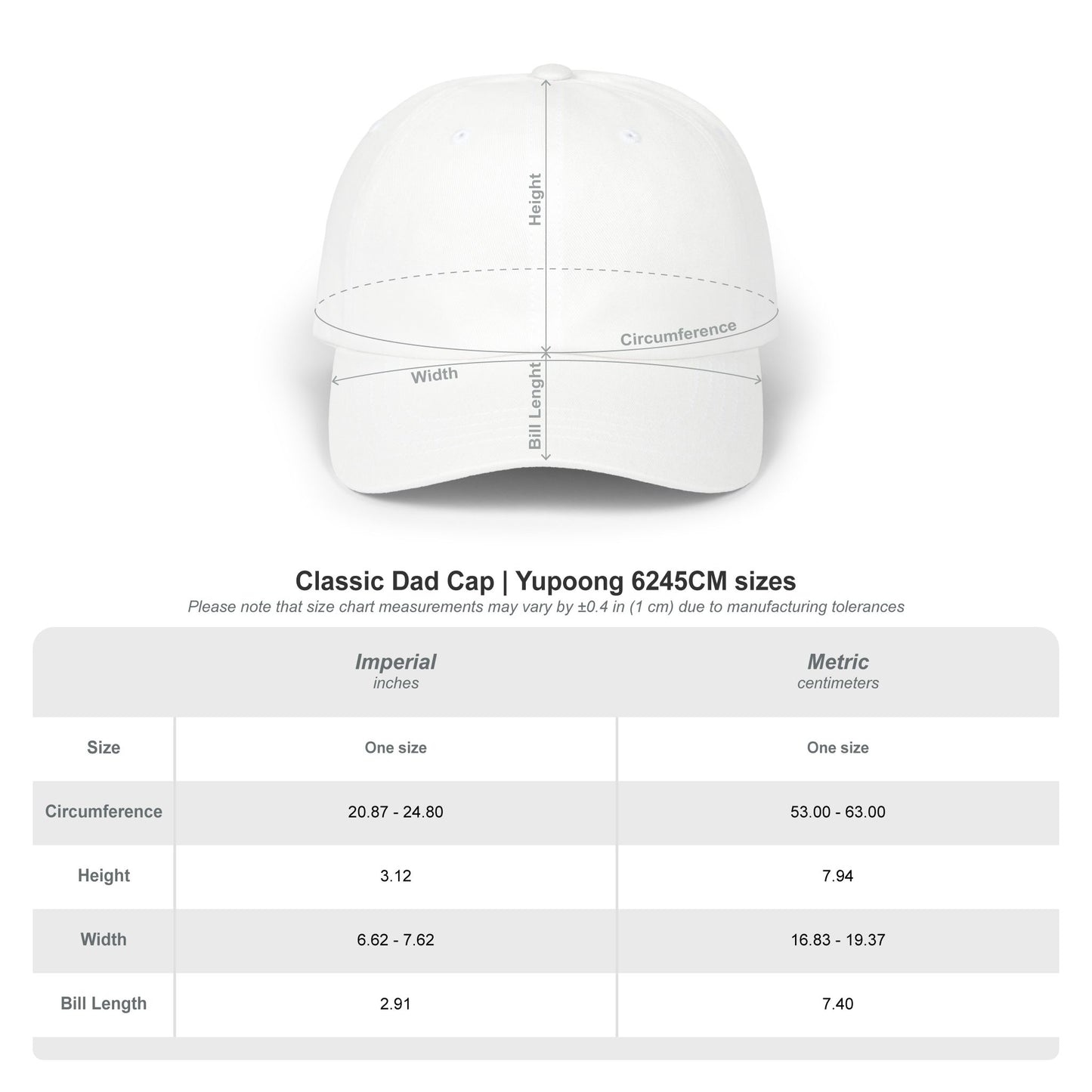Embroidered Diamond 'J' Classic Dad Cap