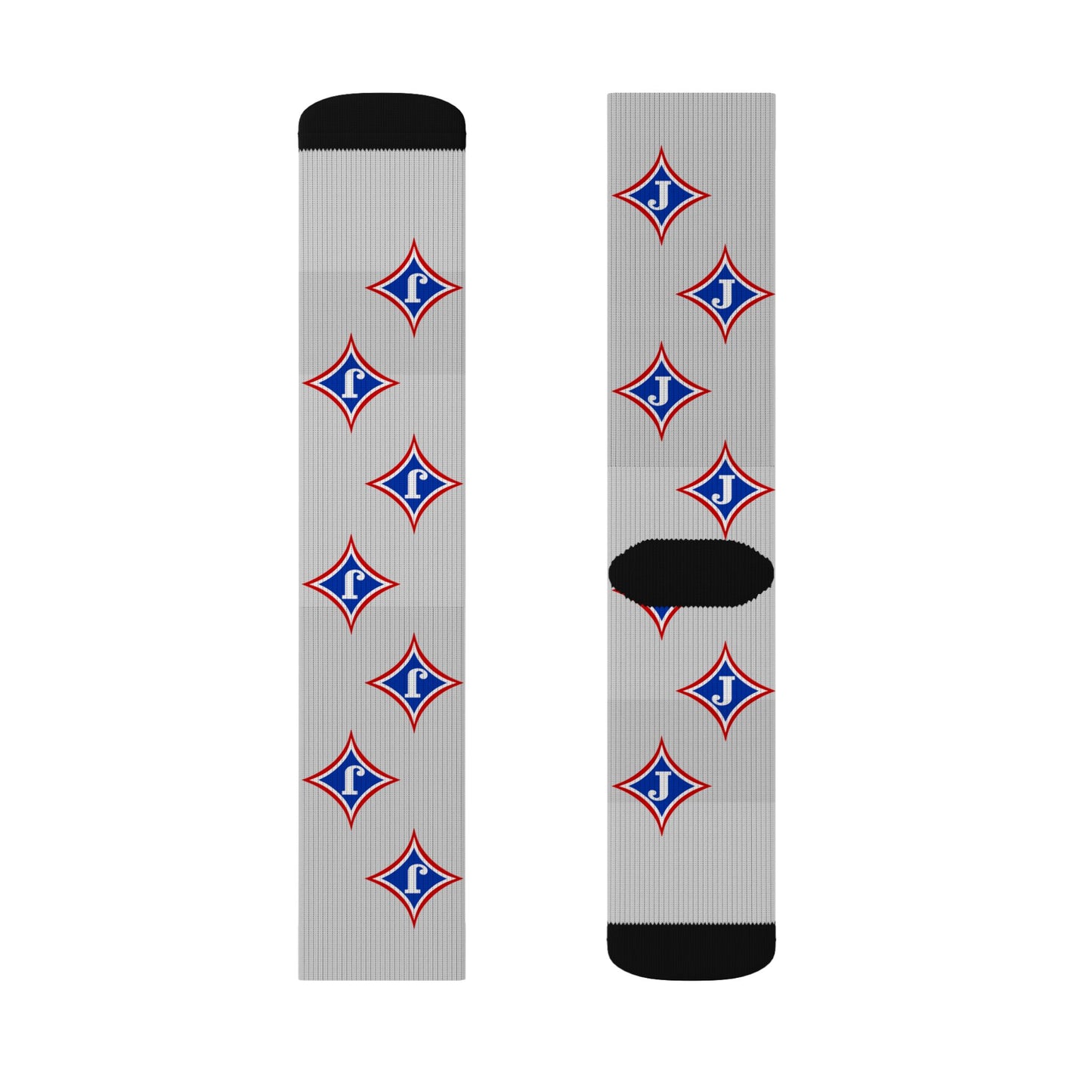 Jefferson J Diamond Crew Socks