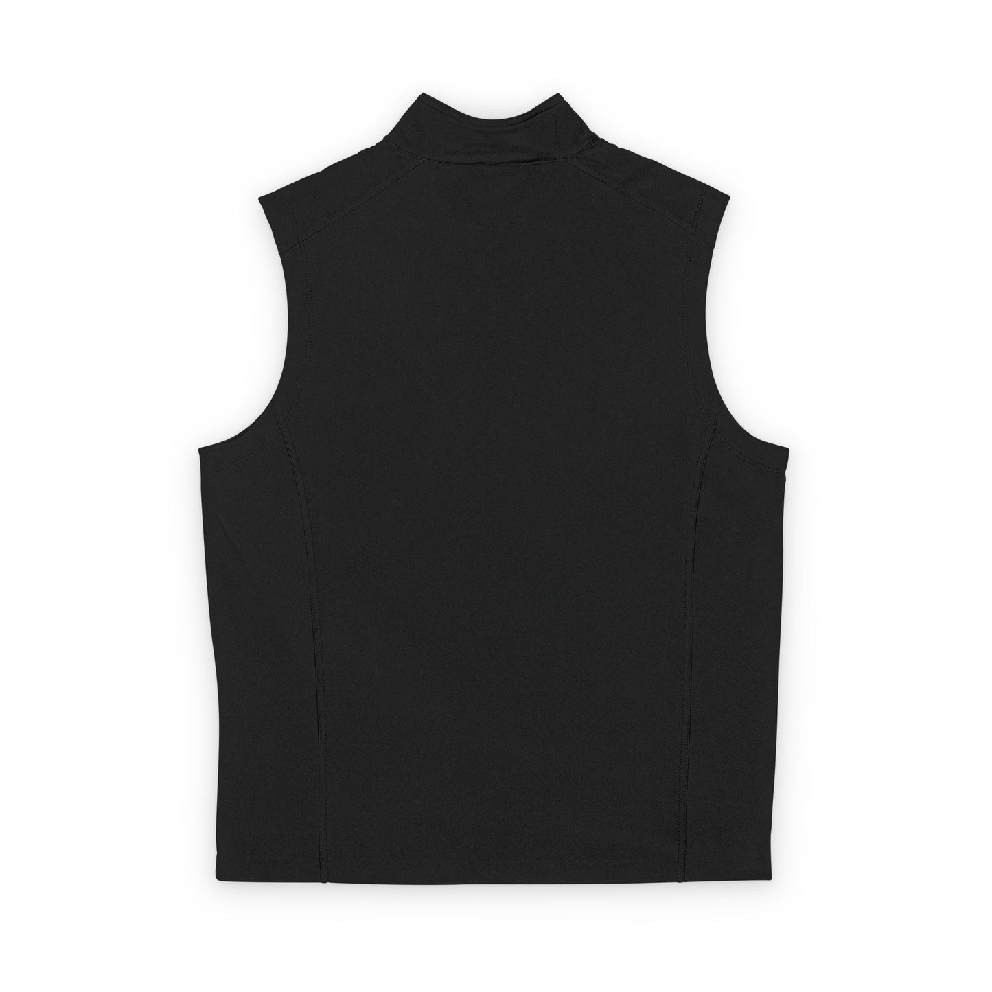 Jefferson J Diamond Embroidered Nautical Compass Soft Shell Vest — Men's Lightweight Windproof Vest