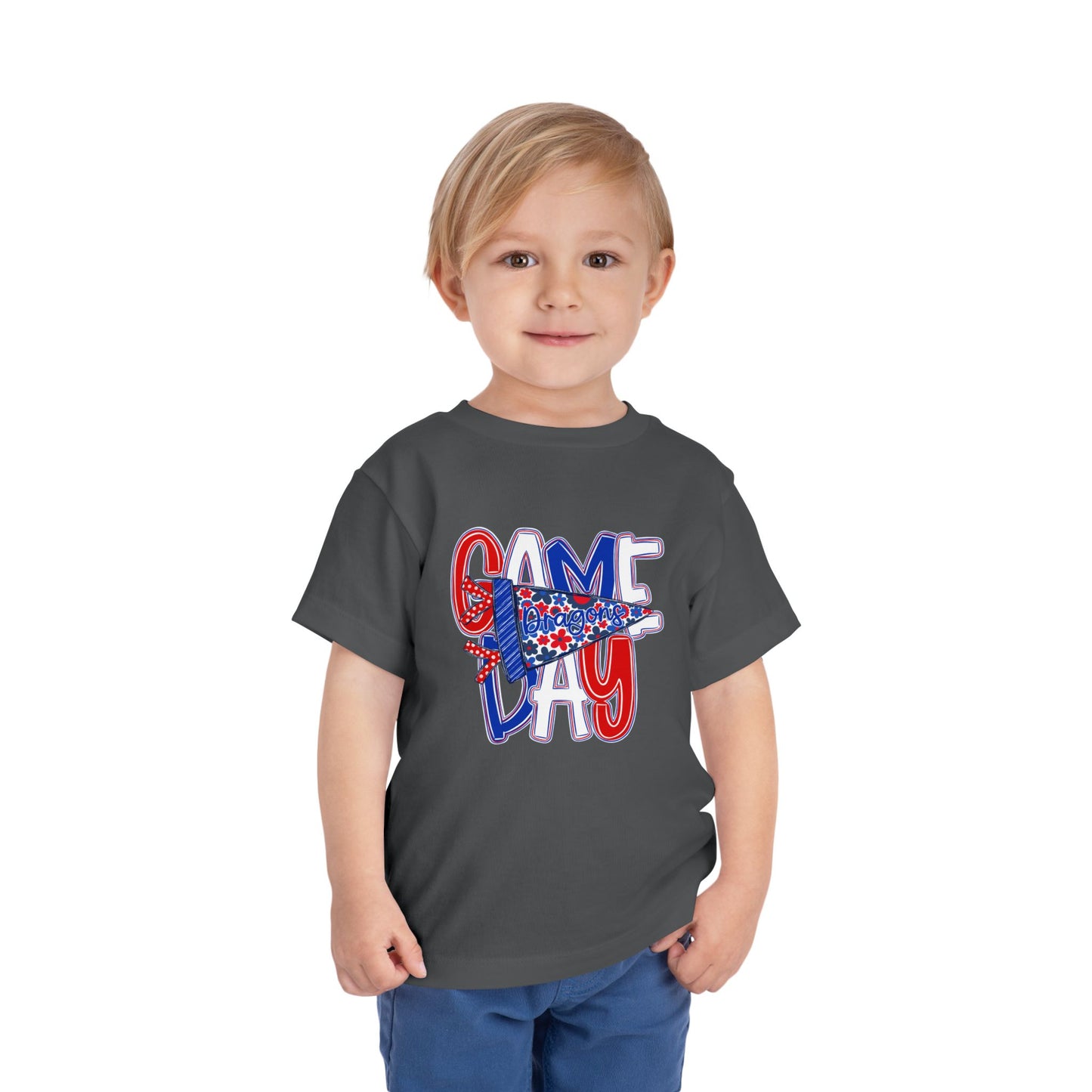 Game Day Dragons Toddler Short Sleeve Tee