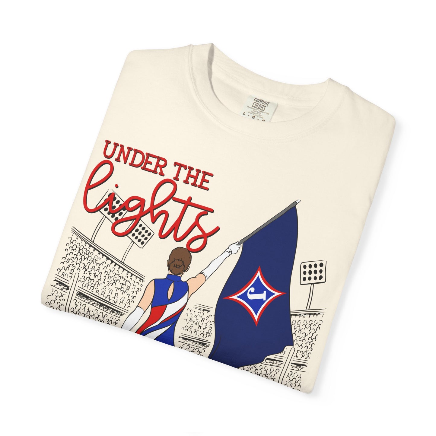 Under The Lights Color Guard Comfort Colors Short Sleeve Tee
