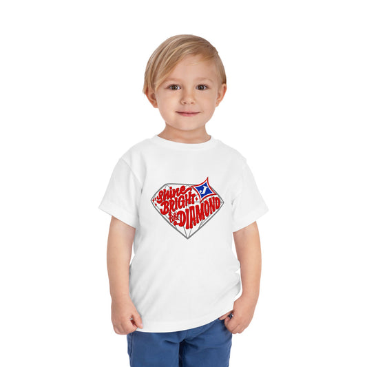 Shine Bright Like A Diamond Toddler Short Sleeve Tee