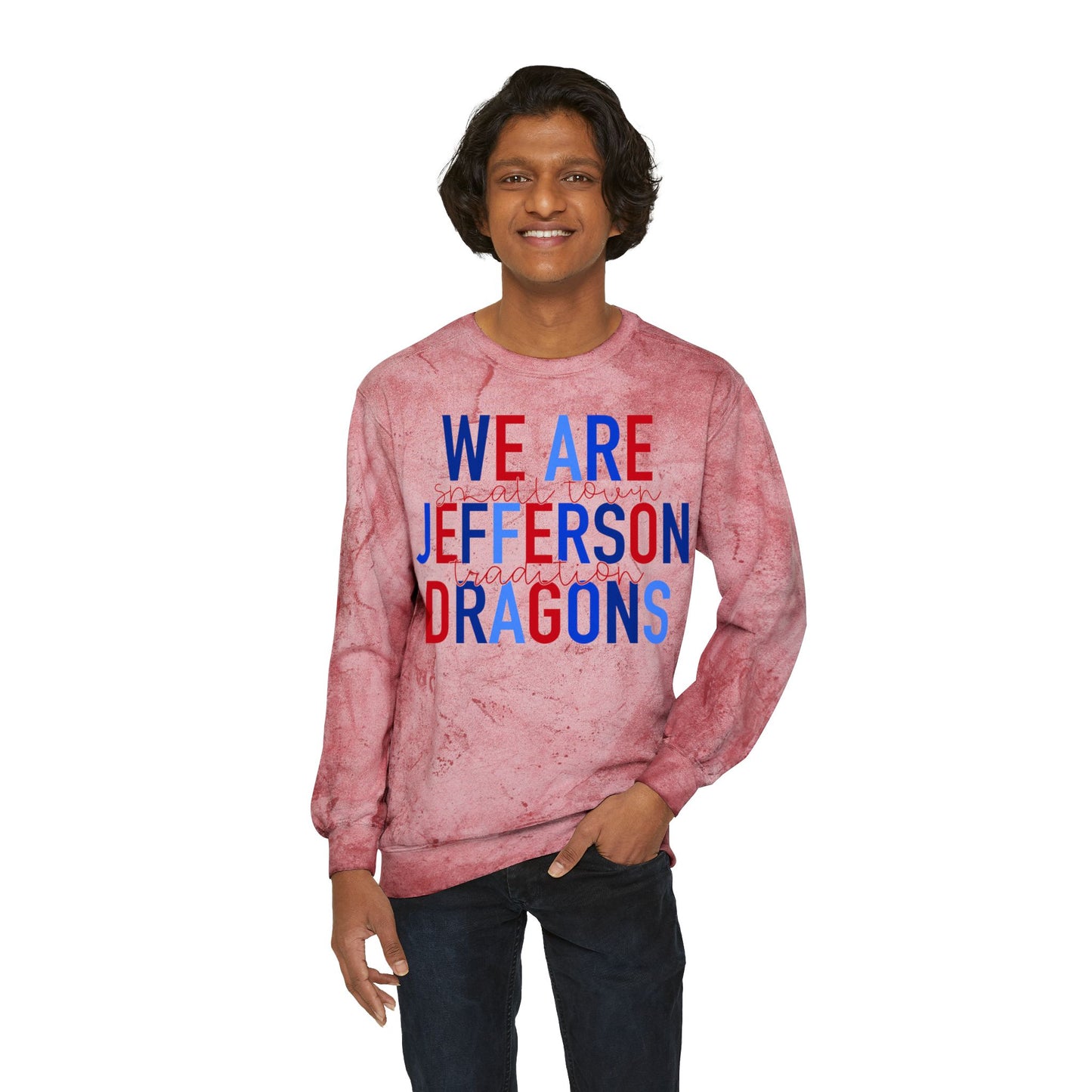 We Are Jefferson Tie Dye Sweatshirt