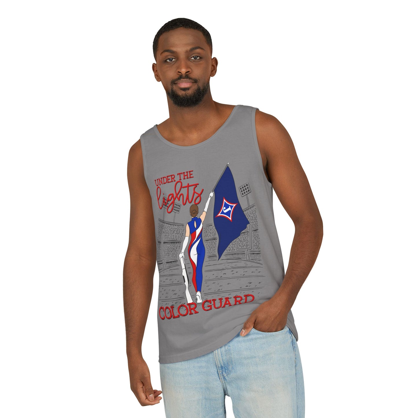 Under The Lights Color Guard UnisexTank Top (Comfort Colors)