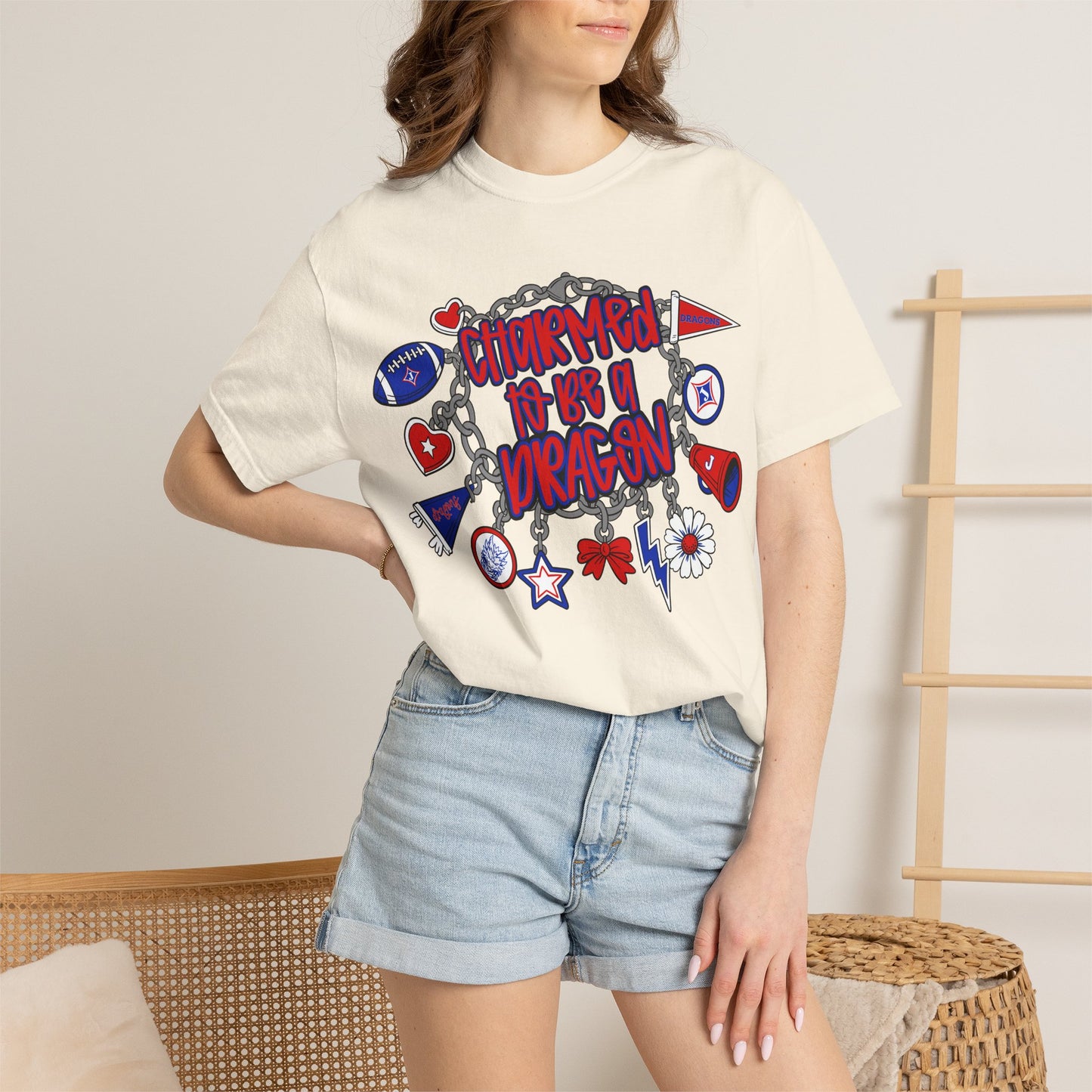 Charmed To Be A Dragon Short Sleeve Tee (Comfort Colors)
