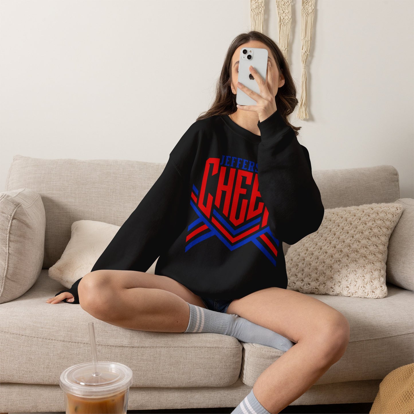 Jefferson Cheer Sweatshirt (Gildan)