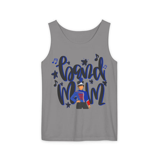 Band Mom Blue Boy UnisexTank Top (Comfort Colors)