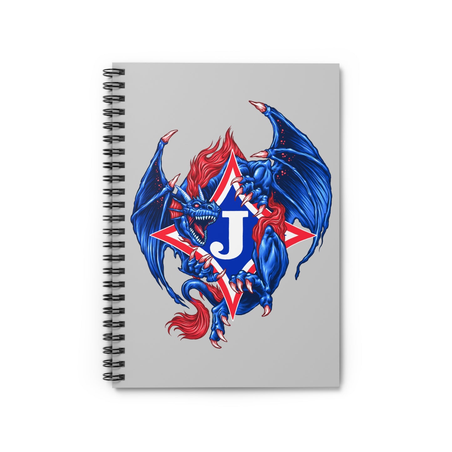 Exclusive Dragon J Spiral Notebook Ruled Journal