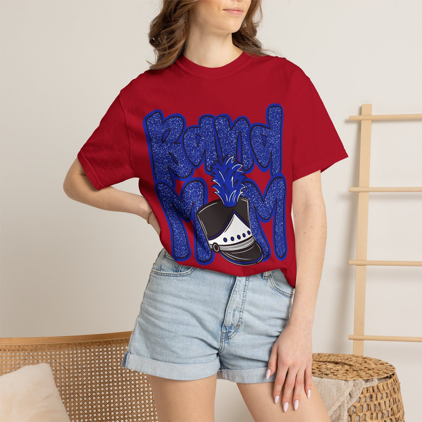 Band Mom Hat Short Sleeve Tee (Comfort Colors)