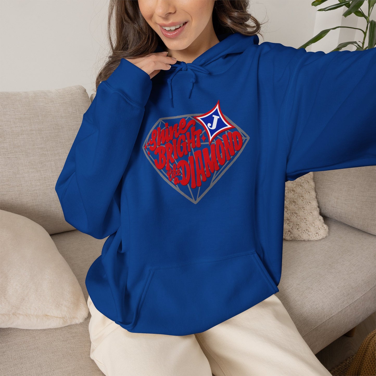 Shine Bright Like A Diamond Unisex Hoodie (Gildan)