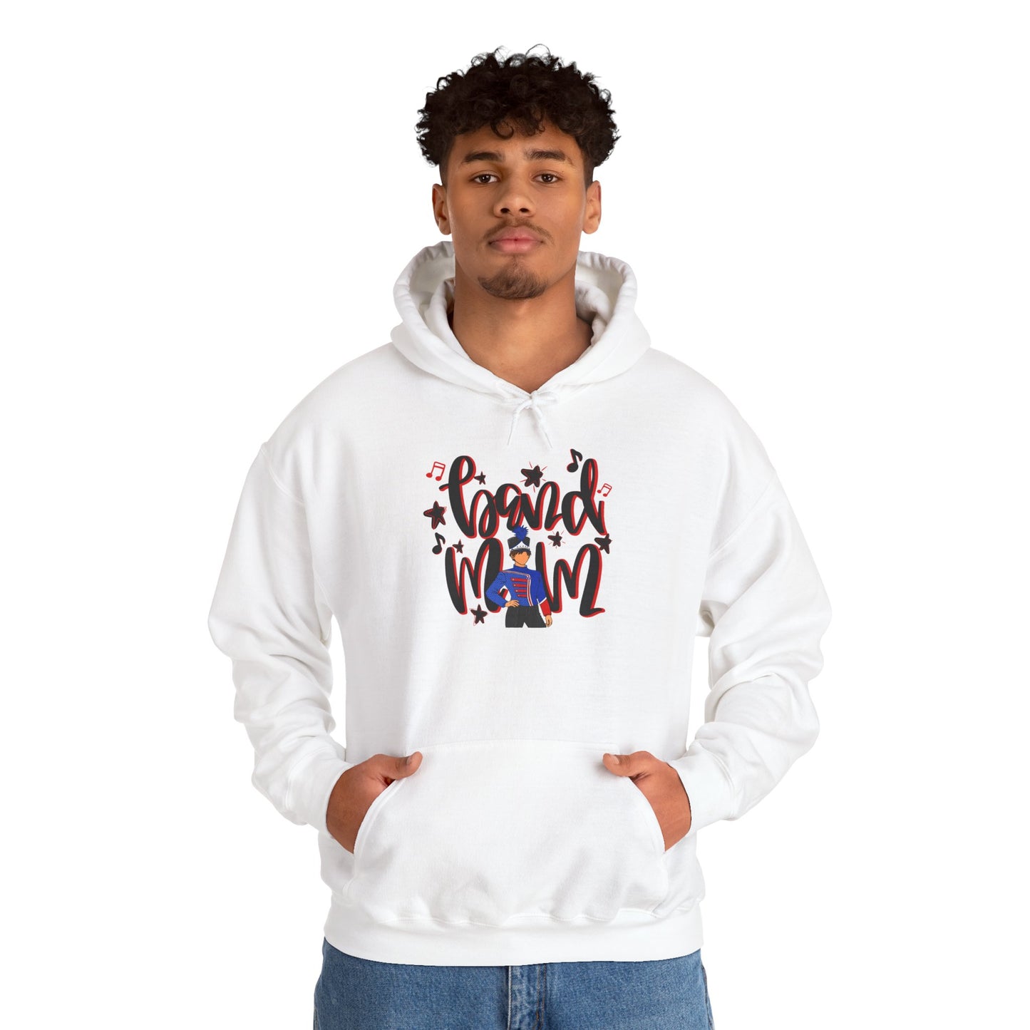 Band Mom Red Boy Unisex Hoodie (Gildan)