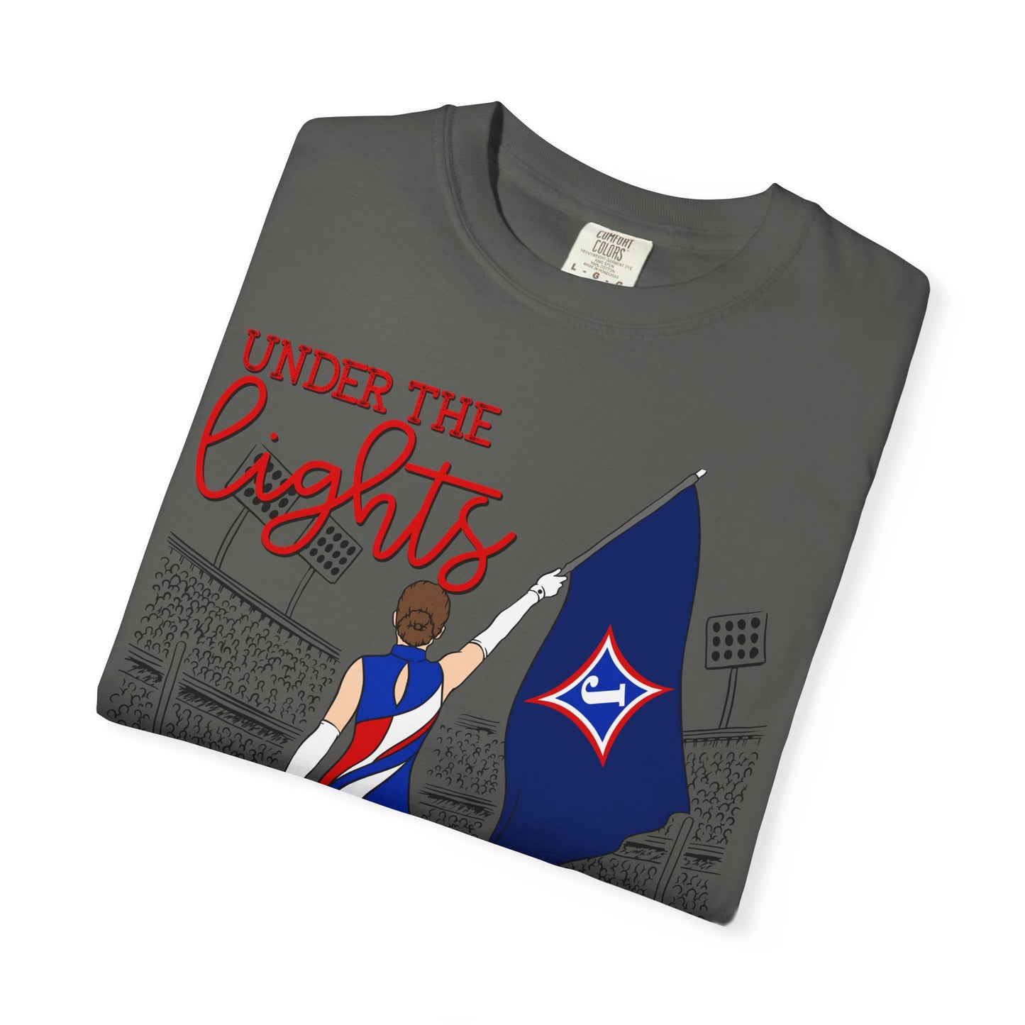 Under The Lights Color Guard Comfort Colors Short Sleeve Tee