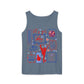 Cheer Icon Grid UnisexTank Top (Comfort Colors)
