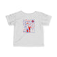 Cheer Icon Grid Short Sleeve Infant Tee