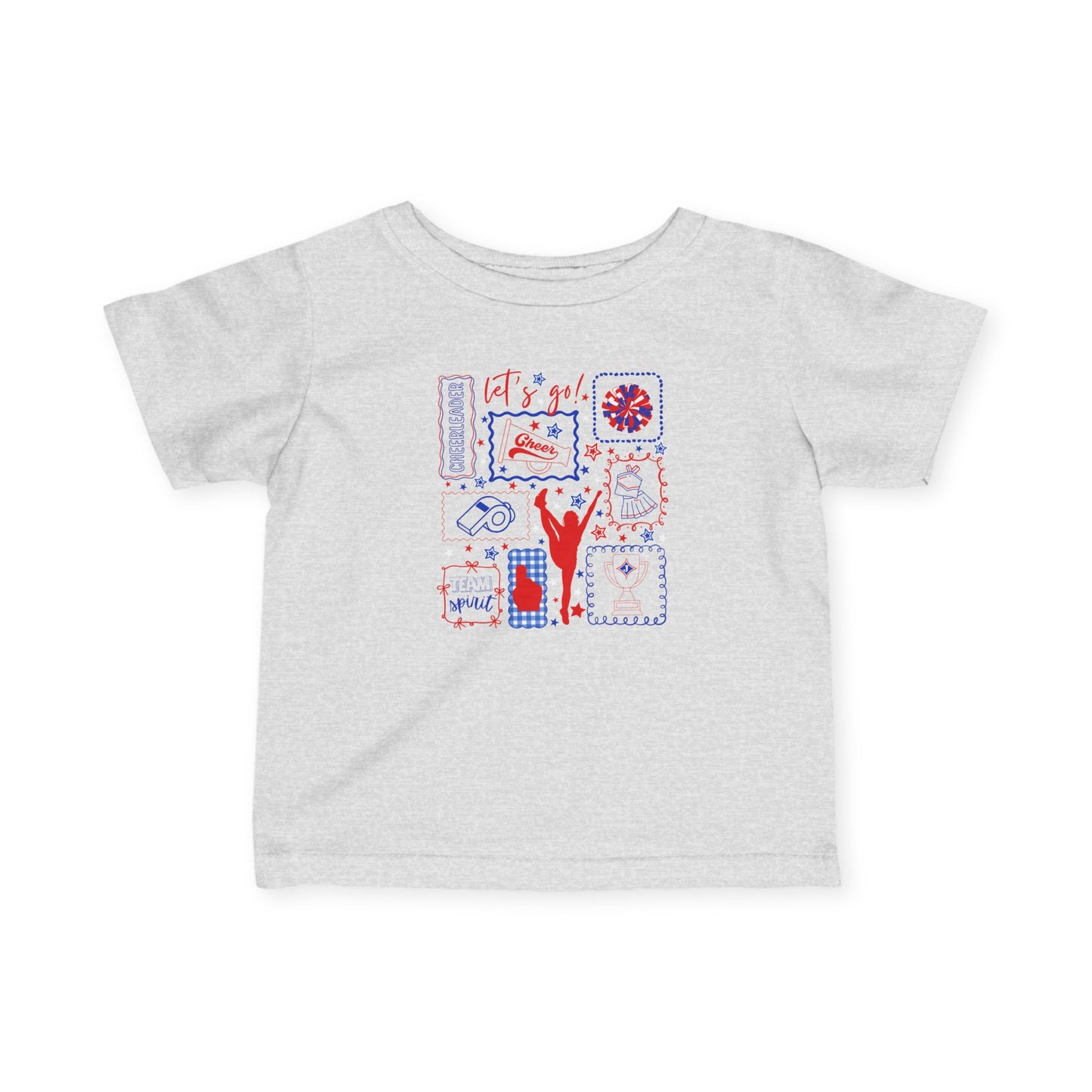Cheer Icon Grid Short Sleeve Infant Tee
