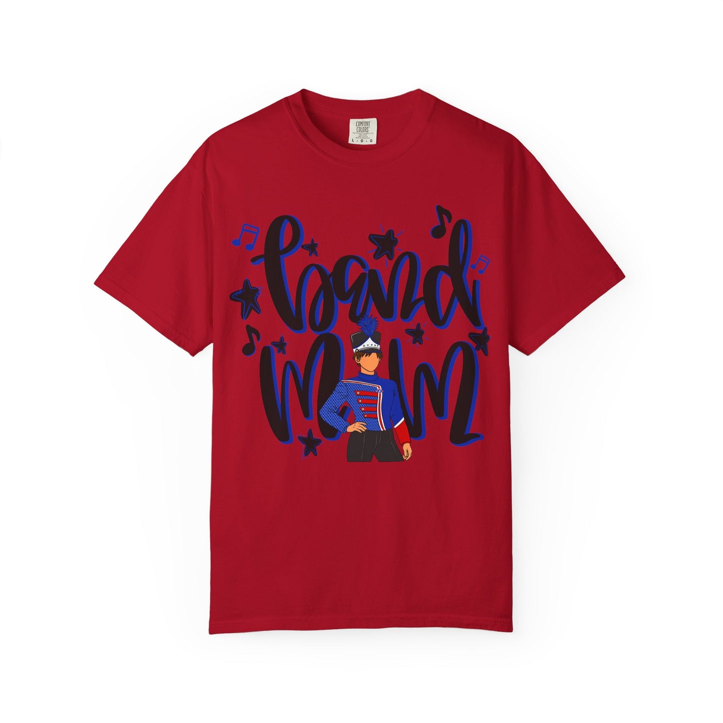 Band Mom Blue Boy Short Sleeve Tee (Comfort Colors)