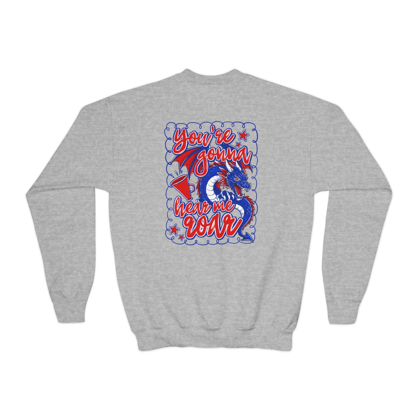 You're Gonna Hear Me Roar Youth Crewneck Sweatshirt