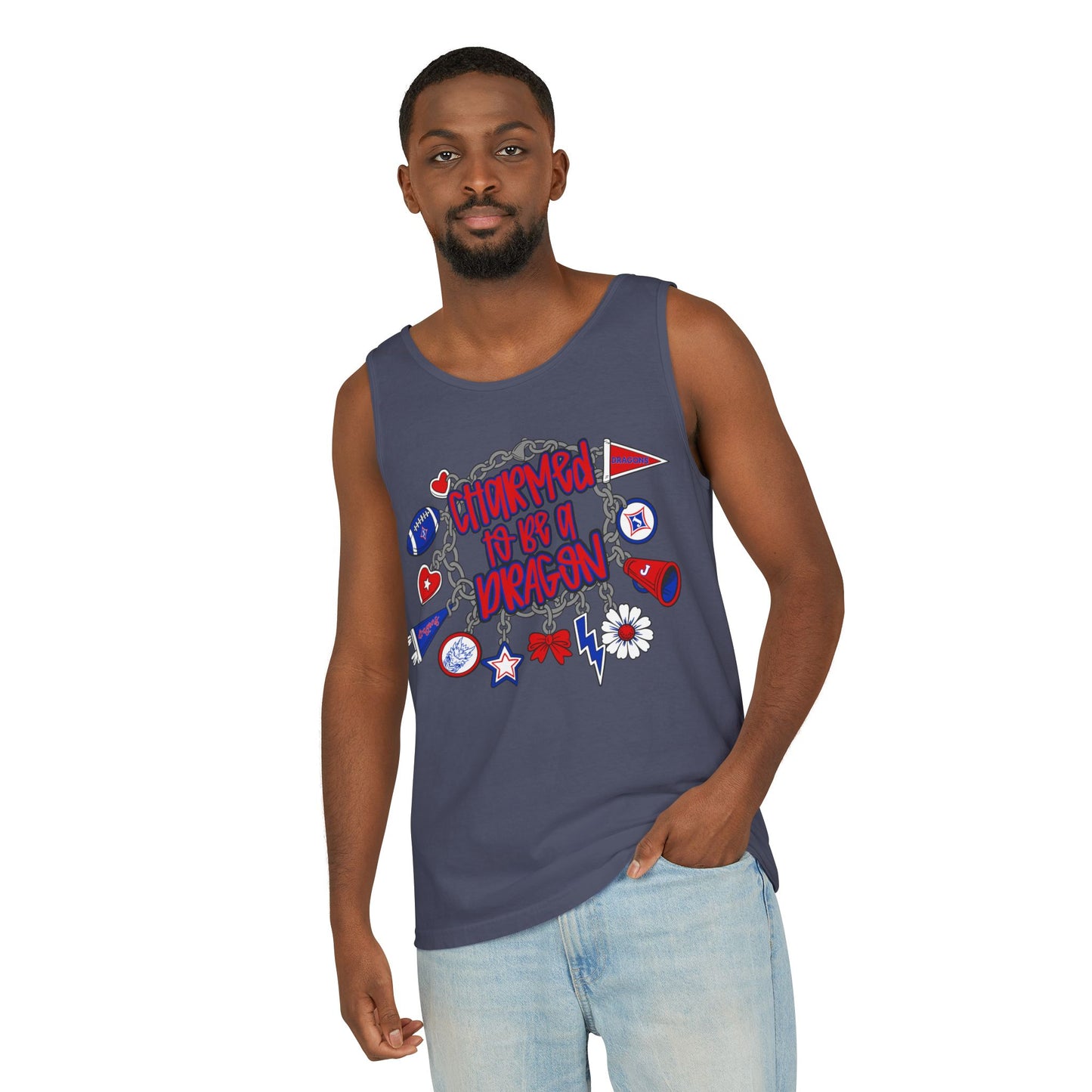 Charmed To Be A Dragon UnisexTank Top (Comfort Colors)