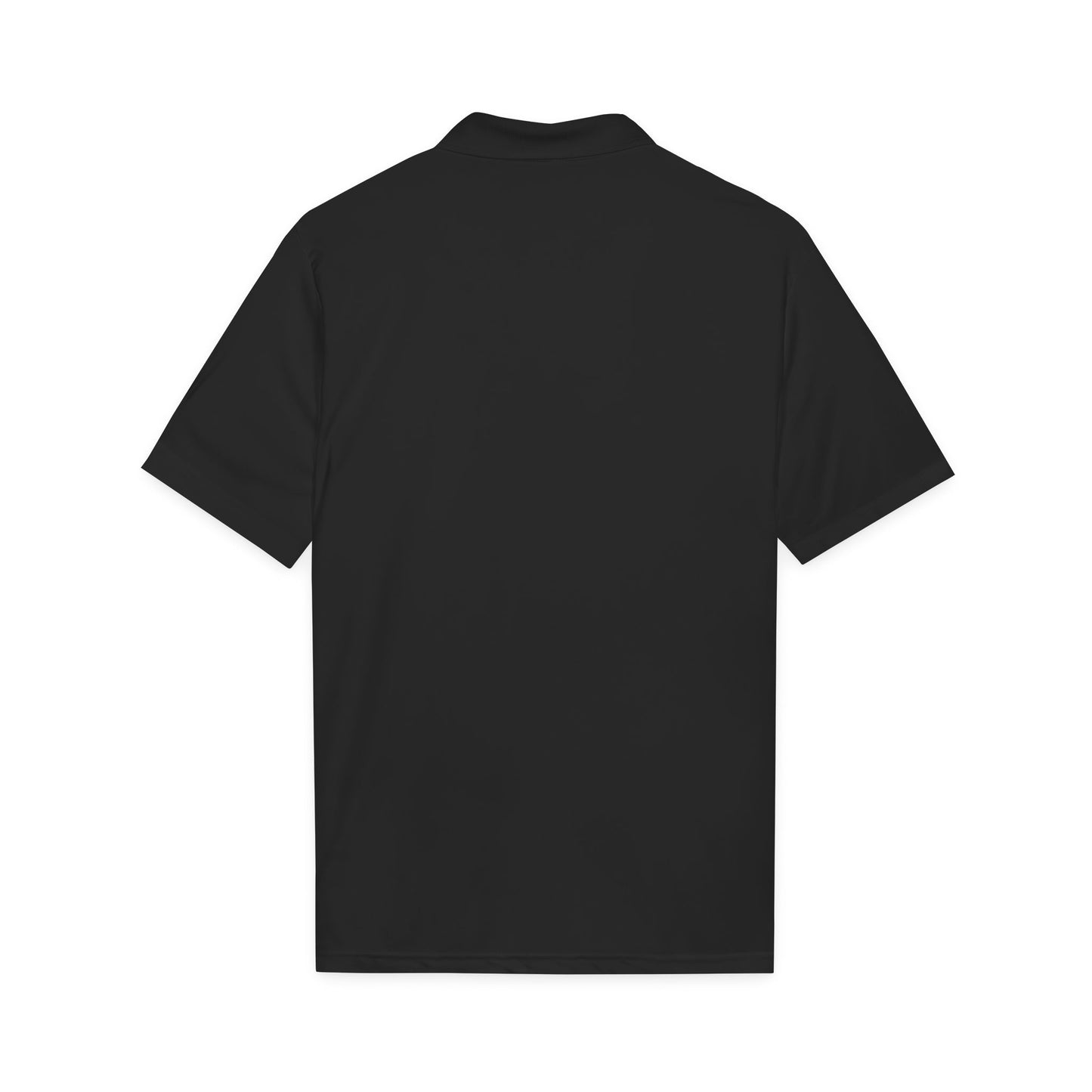Embroidered Jefferson Diamond Shirt — Classic White Performance Golf Polo