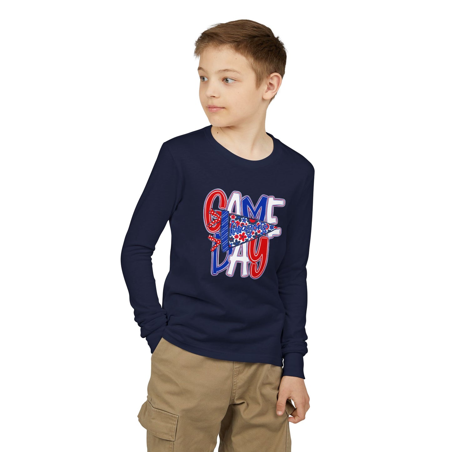 Game Day Dragons Youth Long Sleeve Tee
