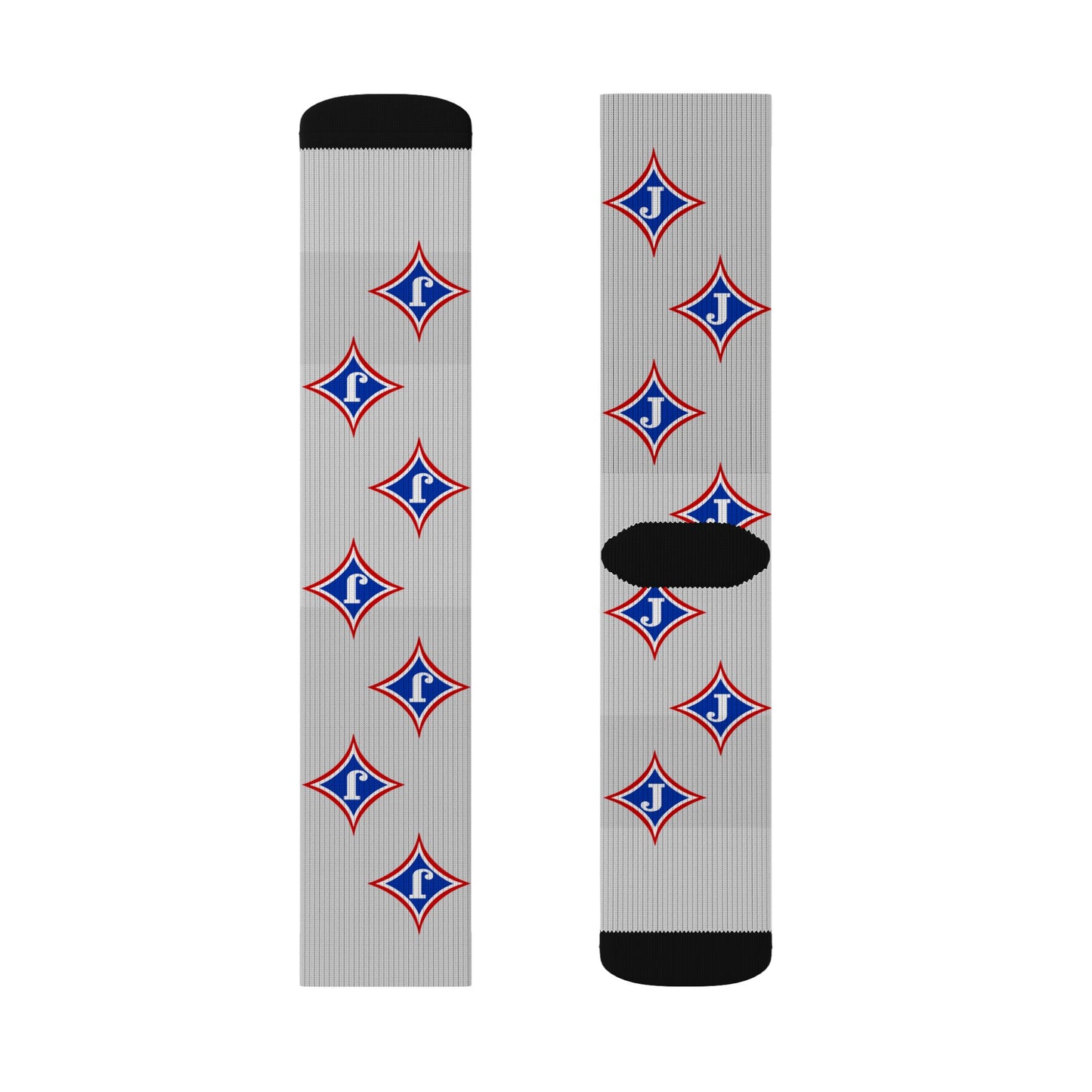 Jefferson J Diamond Crew Socks