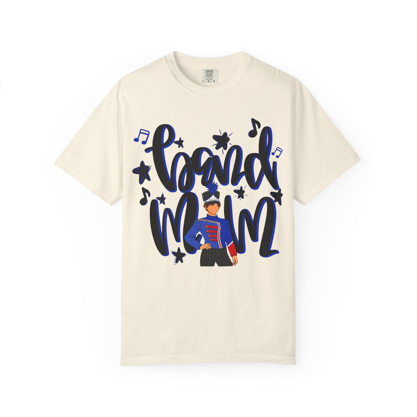 Band Mom Blue Boy Short Sleeve Tee (Comfort Colors)