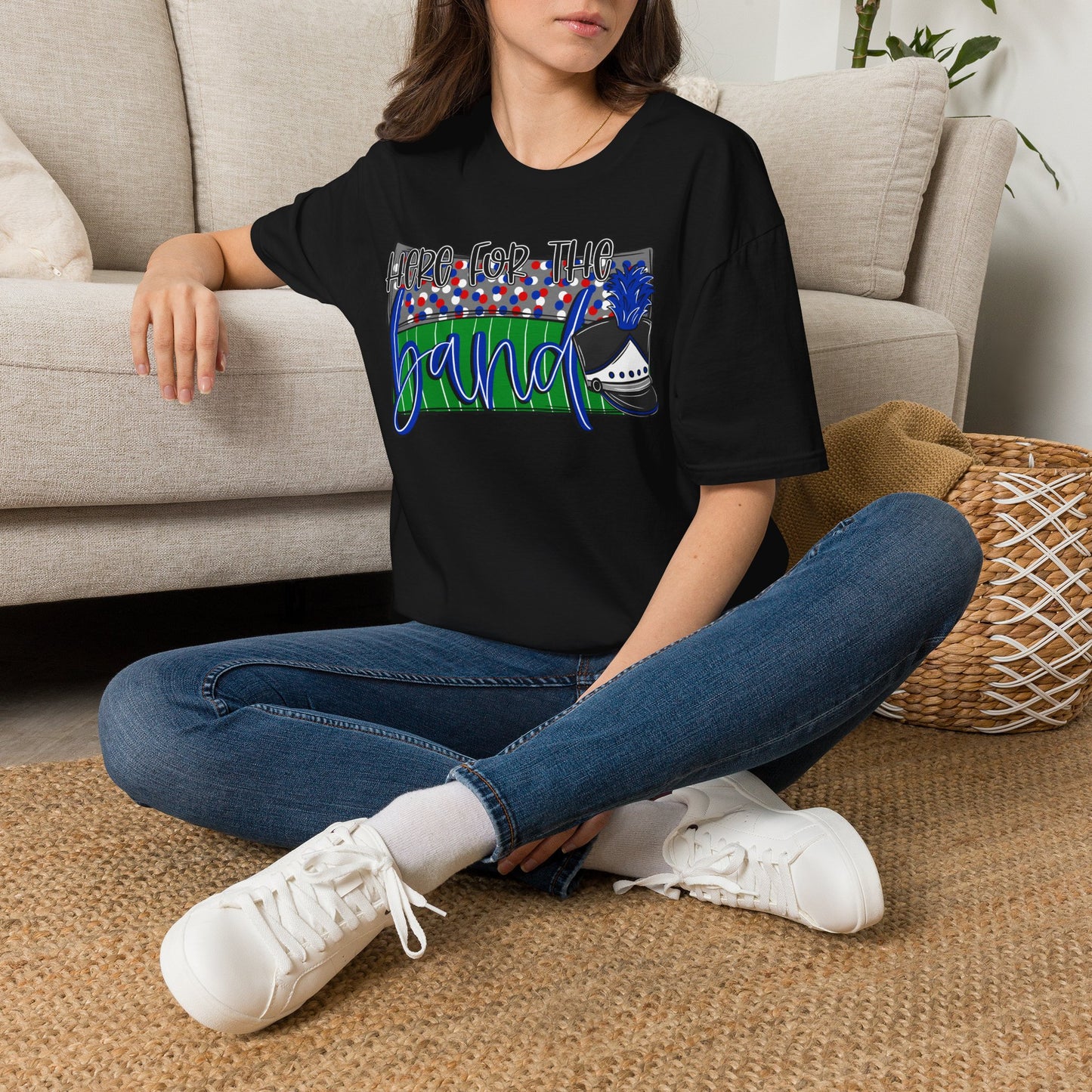 Here For The Band Short Sleeve Tee (Gildan)
