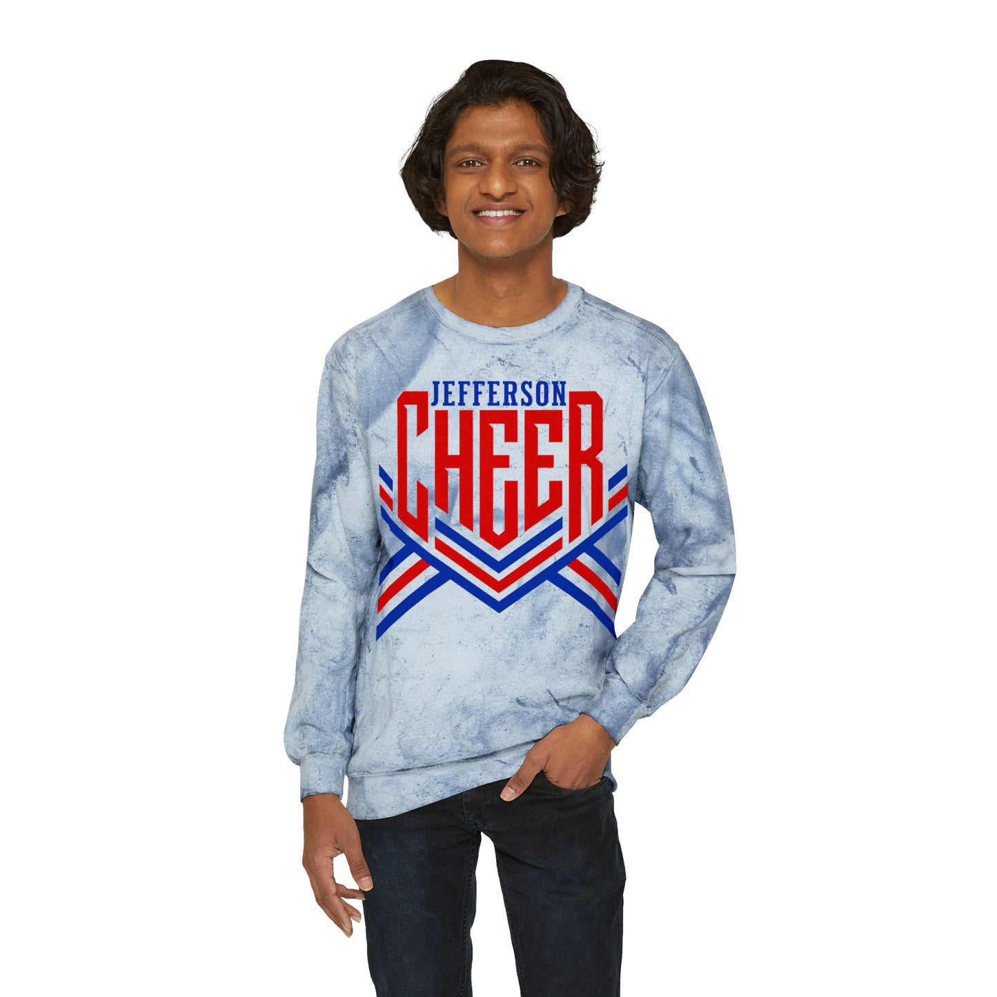 Jefferson Cheer Tie Dye Sweatshirt