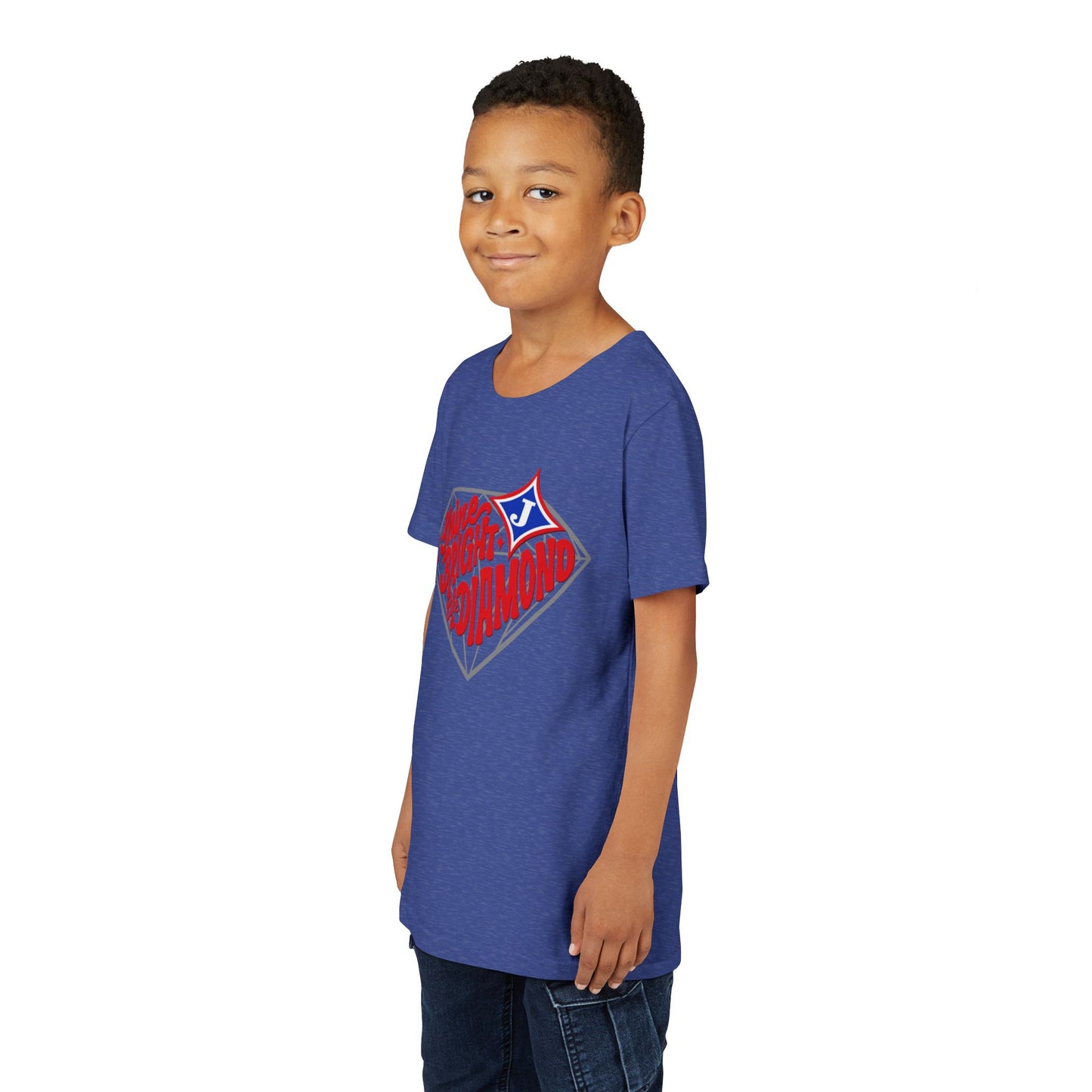 Shine Bright Like A Diamond Youth Short Sleeve Tee