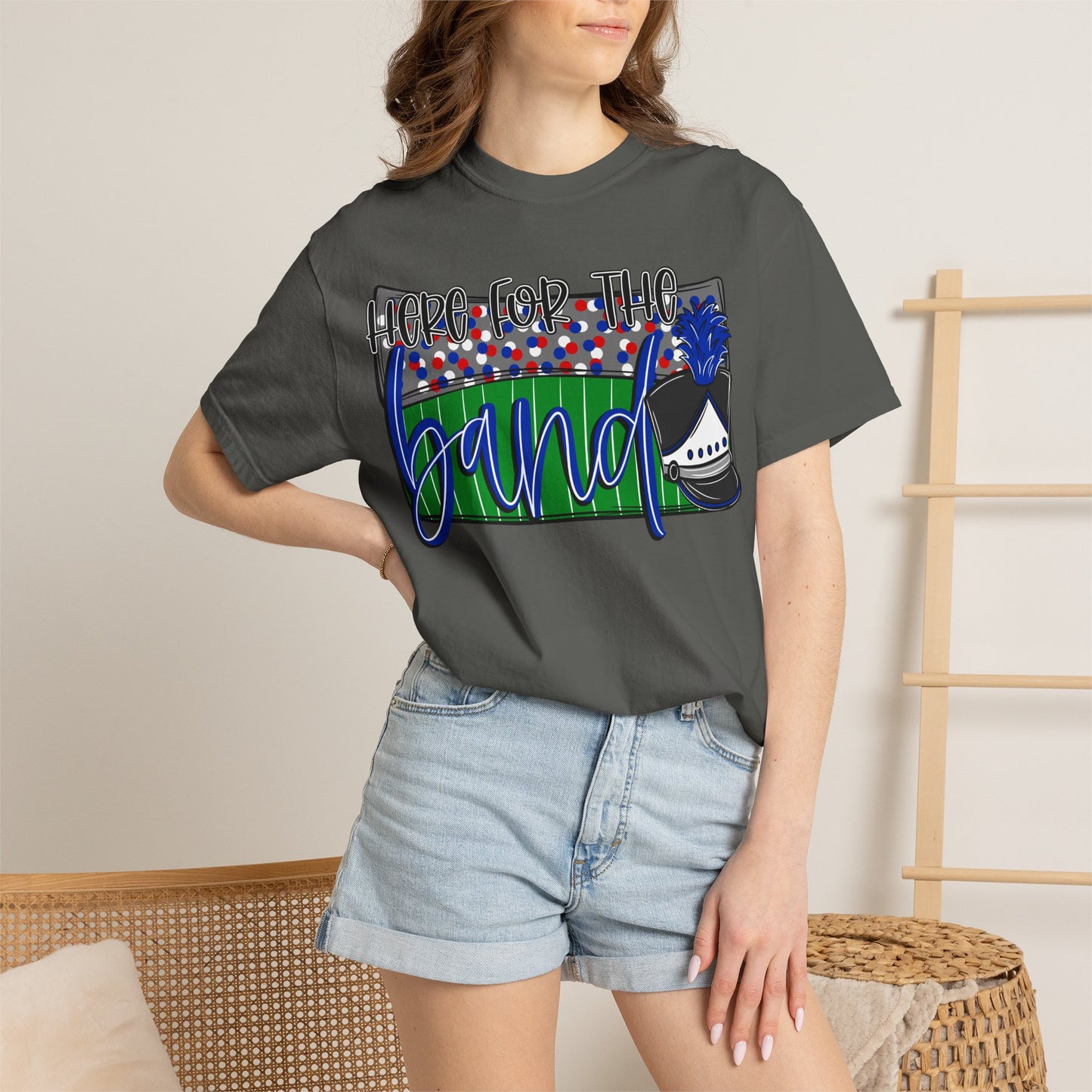 Here For The Band Short Sleeve Tee (Comfort Colors)