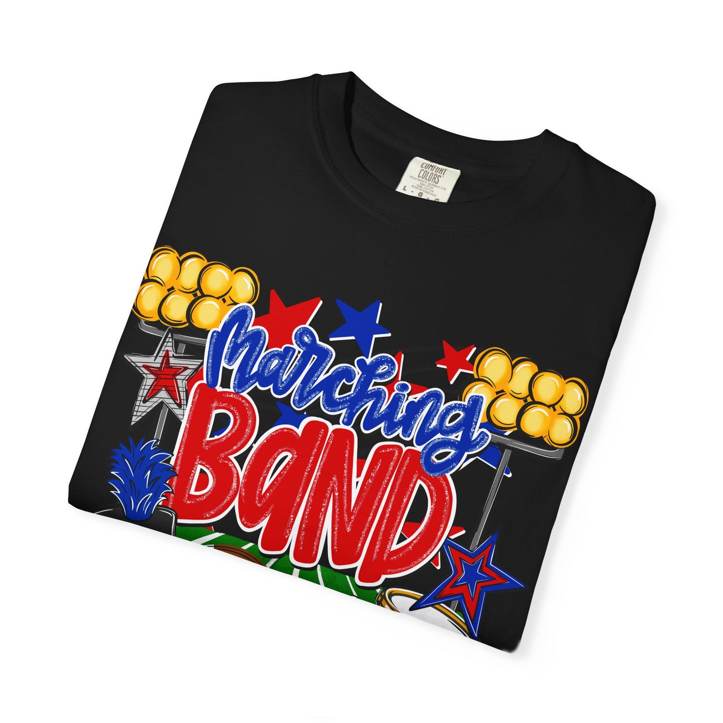 Marching Band Comfort Colors Short Sleeve Tee