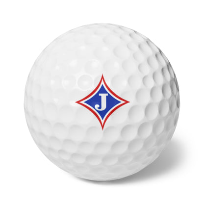 Jefferson Diamond J Golf Balls, 6pcs