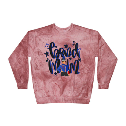 Band Mom Blue Boy Tie Dye Sweatshirt